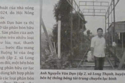 Cung cấp phân hữu cơ bảo vệ môi trường